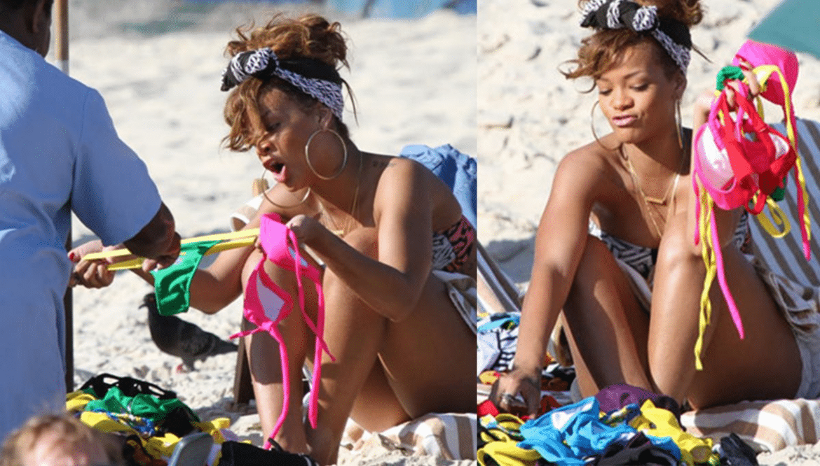 Confira fotos das passagens de Rihanna pelo Brasil: