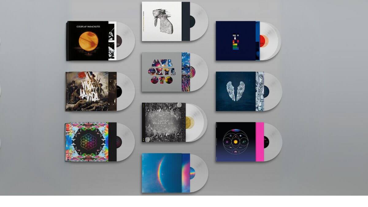 Coldplay anuncia relançamento de álbuns em vinil feito com garrafas recicladas
