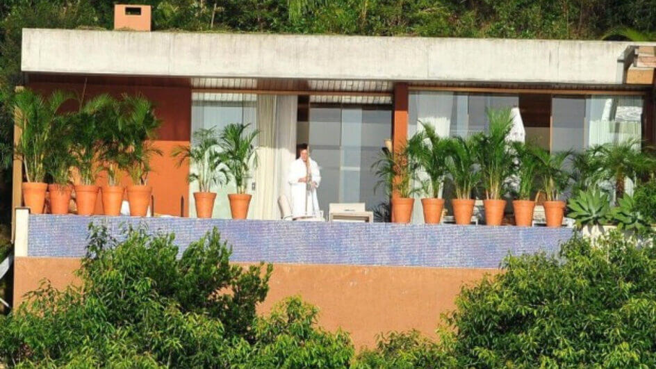 Paul estava hospedado em um resort em Governador Celso Ramos (Foto: Guto Kuerten, Arquivo NSC)