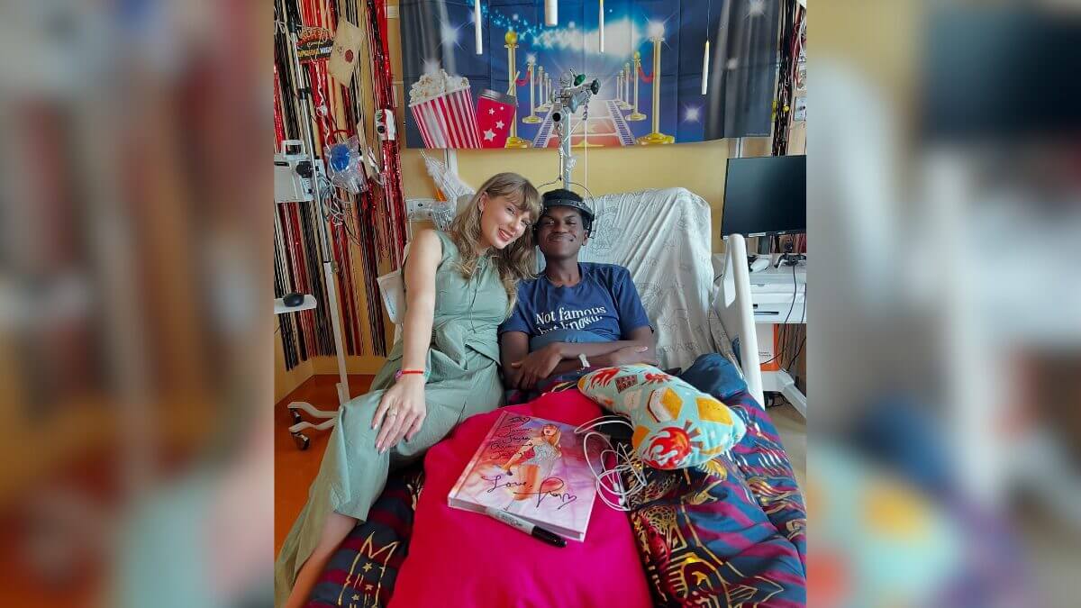 FOTOS: Taylor Swift faz visita surpresa em Hospital Infantil na Flórida