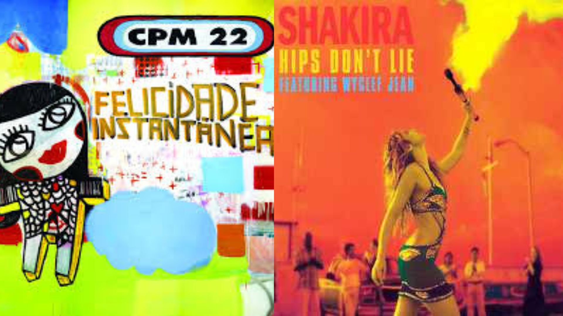 De CPM 22 a Shakira: 5 hits que fazem 20 anos em 2025