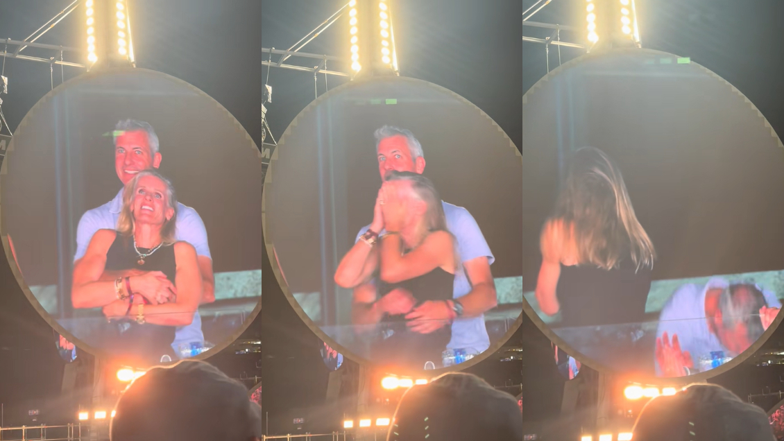 VÍDEO: Coldplay expõe affair de CEO famoso com colega de trabalho em show 