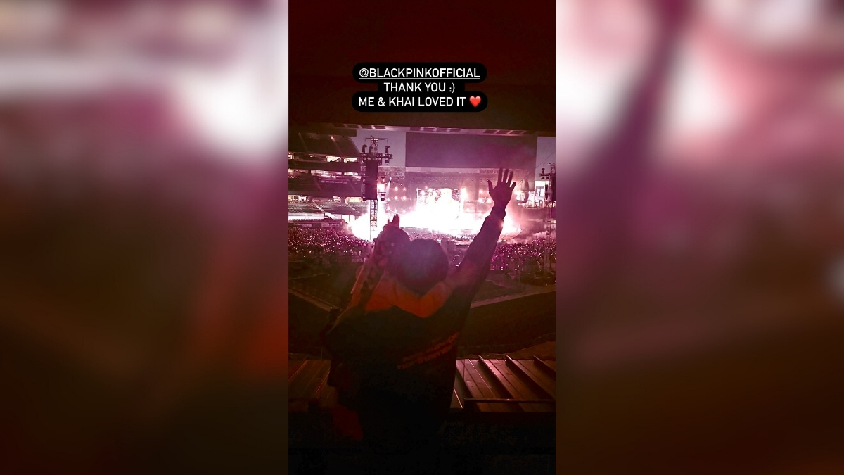 Zayn Malik curte show de BLACKPINK com filha a convite do grupo