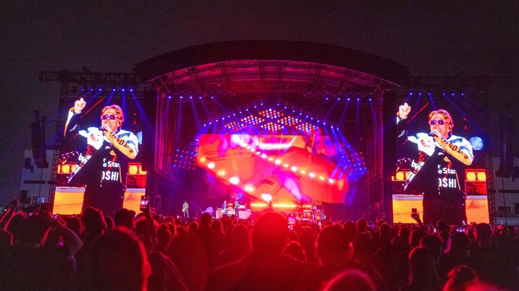 A turnê "Because What You Want and What You Get Are Two Completely Different Things" teve início em maio de 2025 com shows na Ásia (Foto: Guns N' Roses)