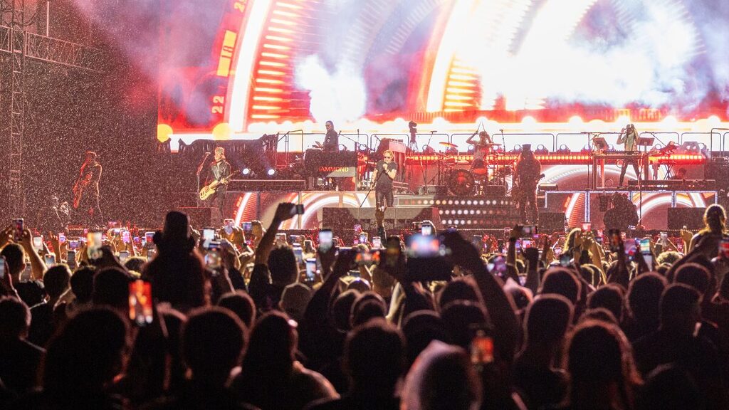 A apresentação de quase três horas chegou a reunir mais de 28 mil fãs na Arena Opus (Foto: Guns N' Roses)