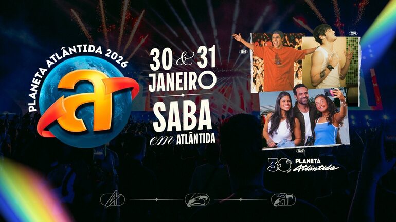 Planeta Atlântida 2026 comemora os 30 anos do festival. Foto: Reprodução
