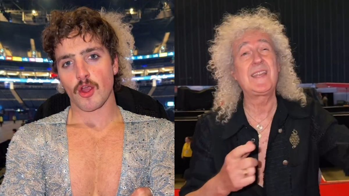 VÍDEO: Benson Boone faz trend viral do TikTok com Brian May, do Queen