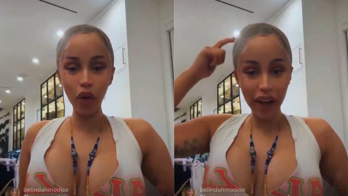 Cardi B revela problema inusitado após não lavar o cabelo há três meses