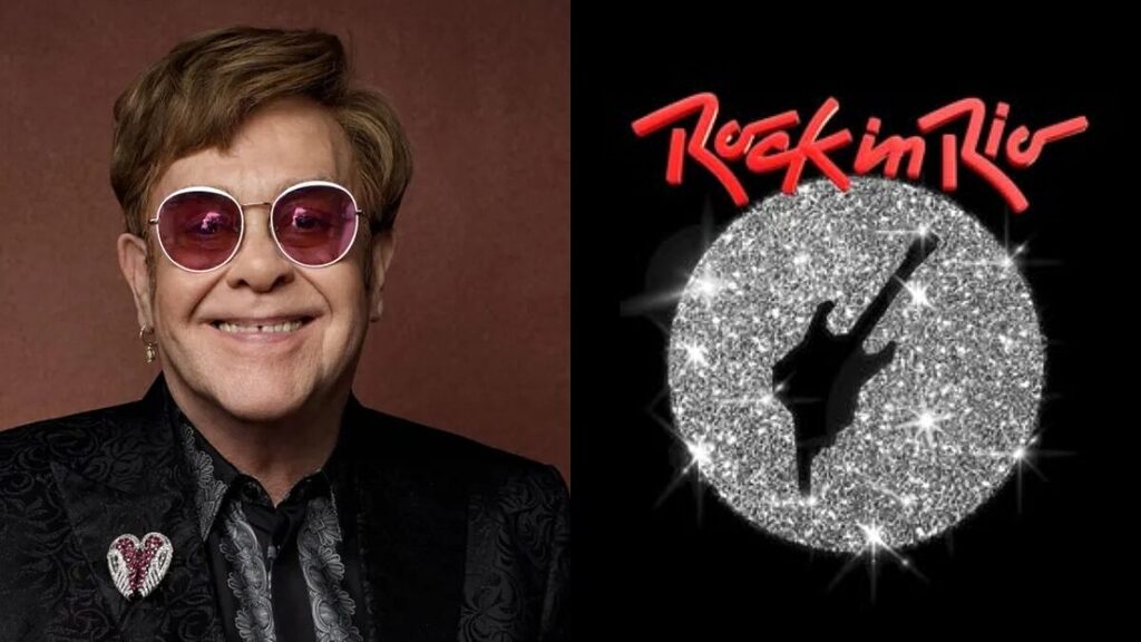 Elton John é o primeiro headliner do Rock in Rio 2026 (Foto: Reprodução/Redes Sociais)