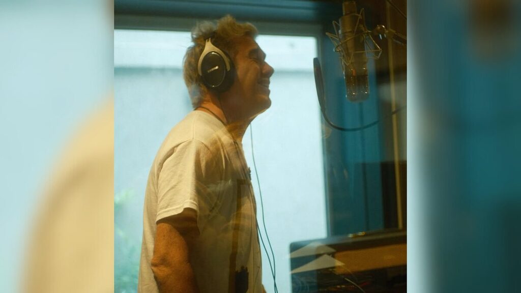 Por meio do Instagram, a banda divulgou bastidores da gravação de "Acenda o Farol" (Foto: Reprodução/Redes Sociais)
