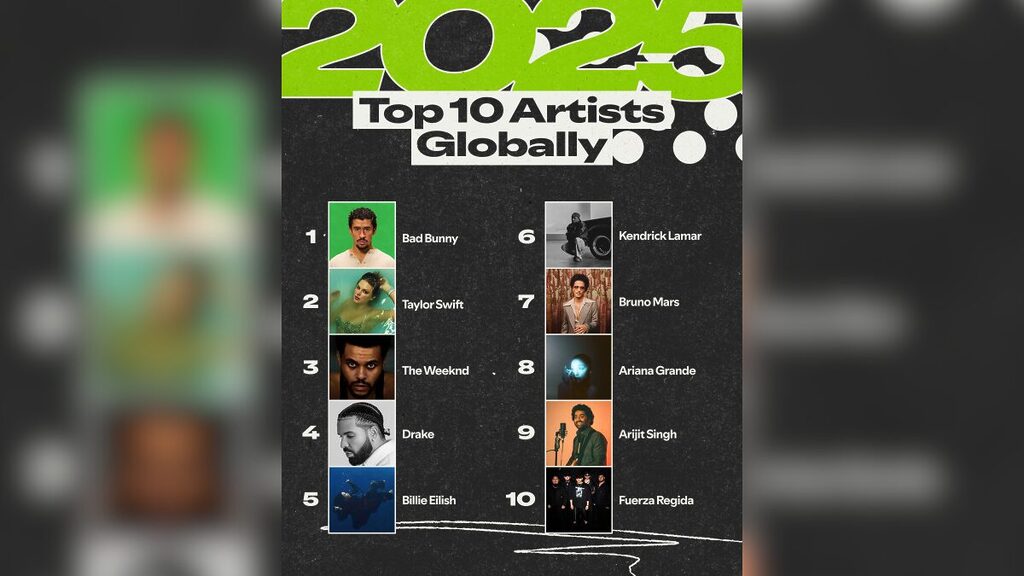 Bad Bunnny já havia conquistado esse título em 2020, 2021 e 2022 (Foto: Divulgação)