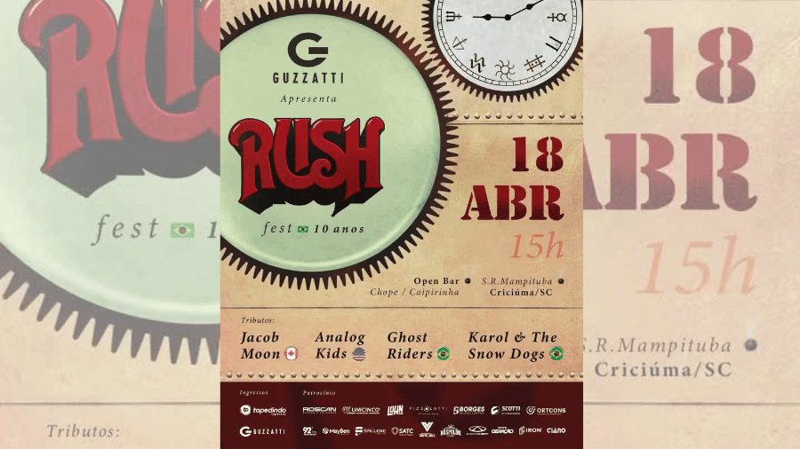 Rush Fest está de volta em sua 8ª edição em Criciúma