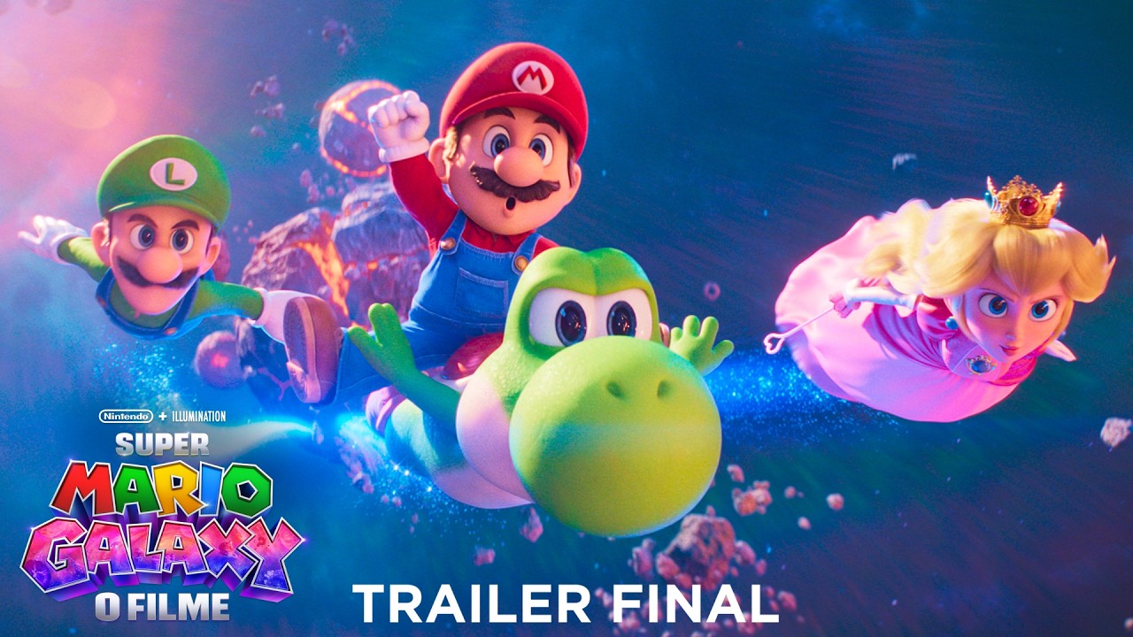 “Super Mario Galaxy – O Filme” ganha trailer final e data de pré-venda no Brasil