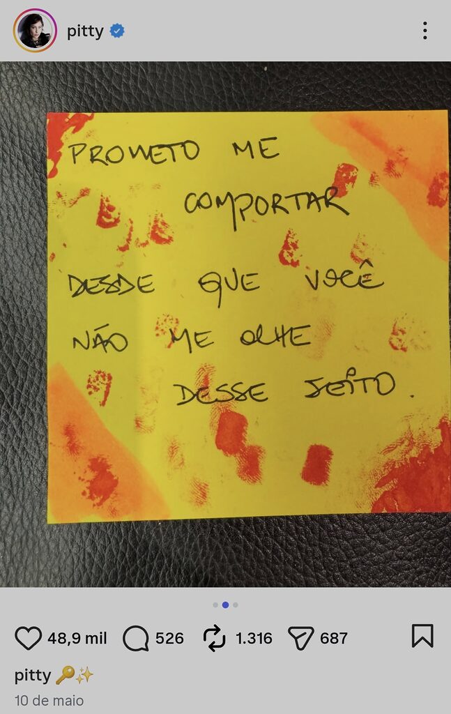Pitty movimenta redes sociais com possíveis spoilers de próximo projeto